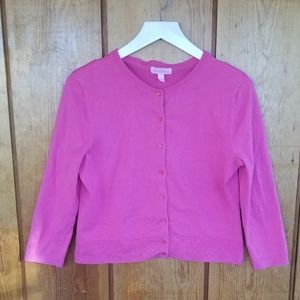 Lilly Pulitzer Pink Button down Cardigan, …